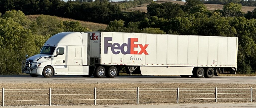 FedEx Ground semi truck