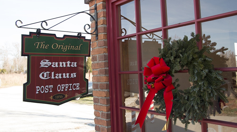 The original Santa Claus Town Post Office (Spencer County Visitors Bureau/SantaClausInd.org)