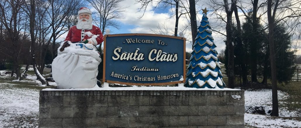 Welcome to Santa Claus, Indiana! (Spencer County Visitors Bureau/SantaClausInd.org)
